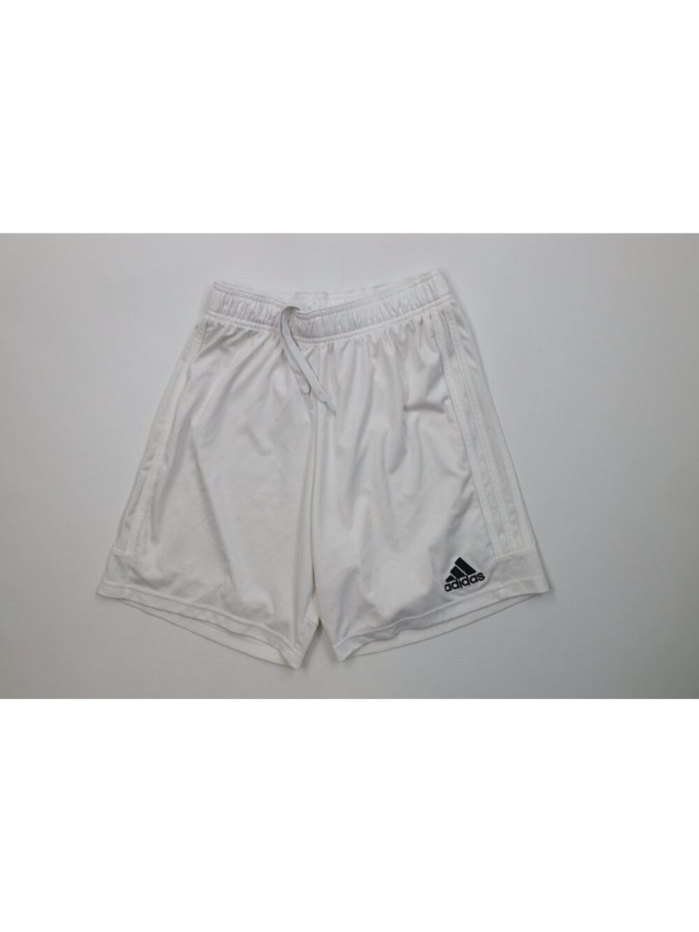 Vintage Y2K Adidas Mens Size Small Striped Running Jogging Soccer Shorts White